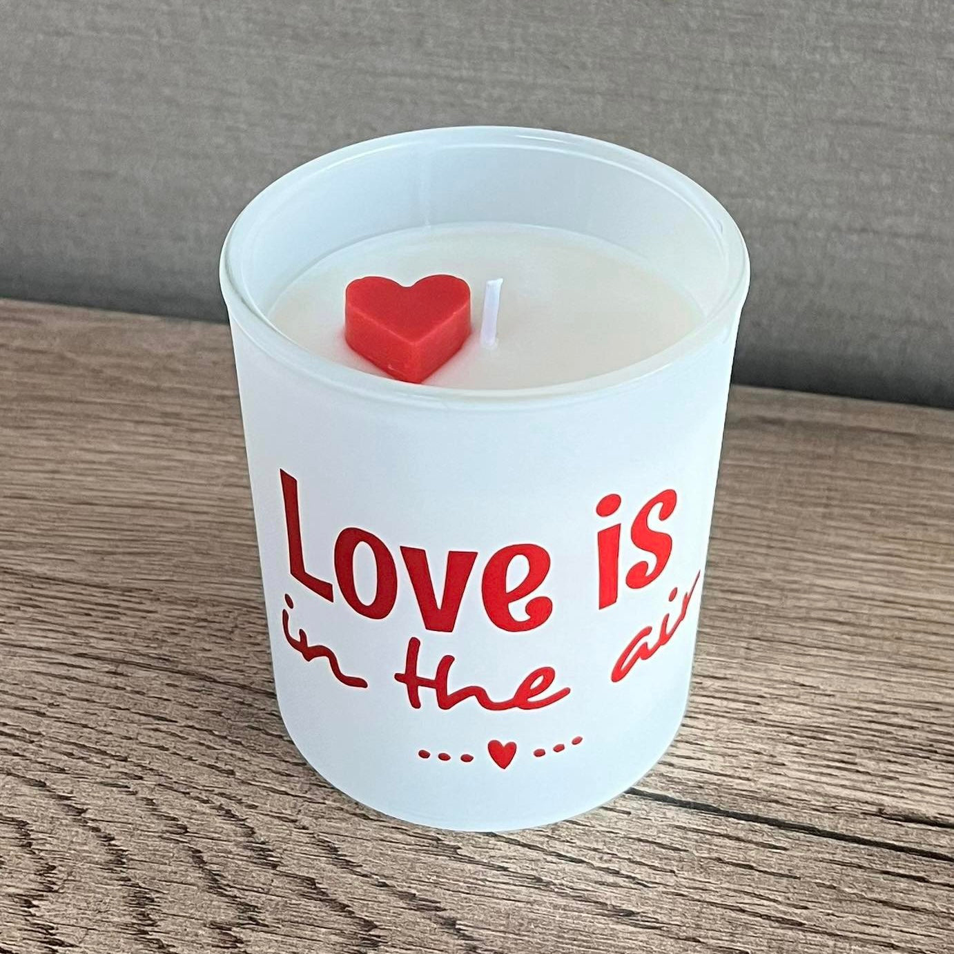 Bougie "Love is in the air"
