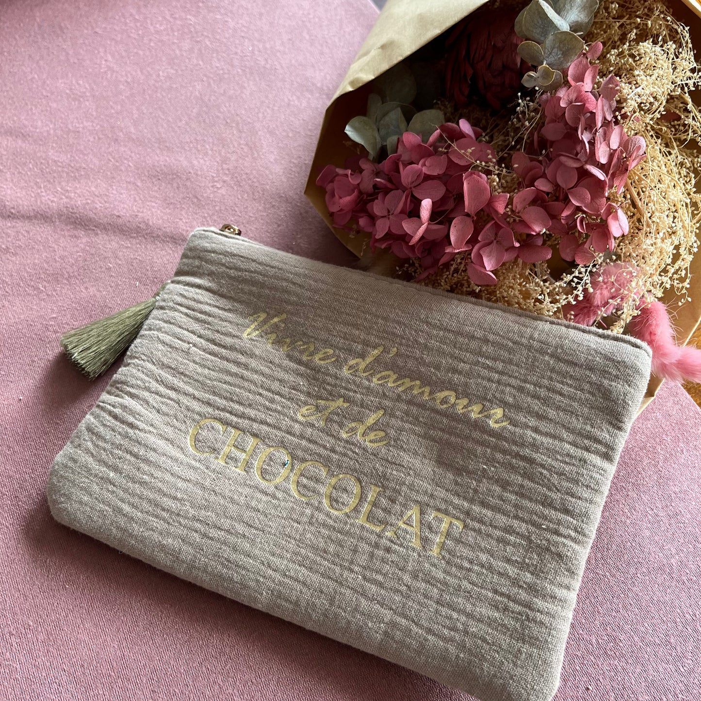 Pochette avec message